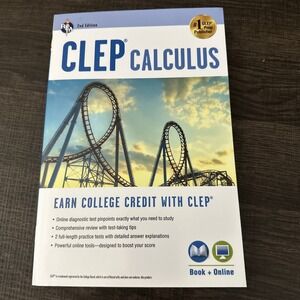 CLEP Calculus Book + Online (CLEP Test Preparation) by Gregory Hill
